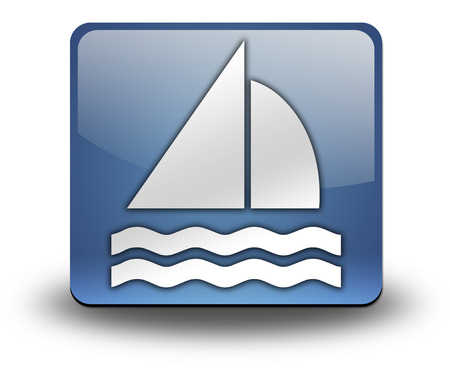 Icon, Button, Pictogram with Sailing symbolの写真素材