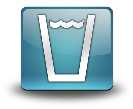 Icon, Button, Pictogram with Drinking Water symbolの写真素材