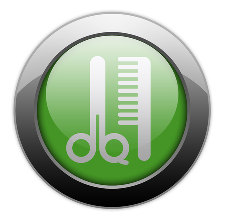 Icon, Button, Pictogram with Barber Shop symbolの写真素材