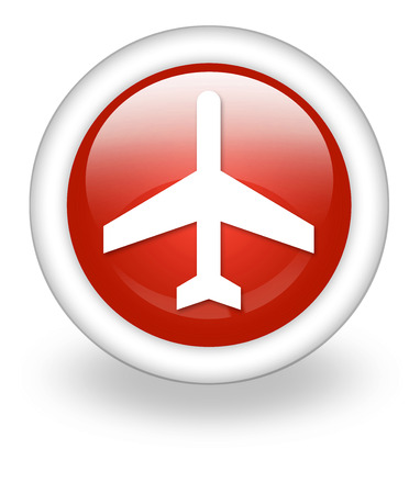 Icon, Button, Pictogram with Airport symbolの写真素材