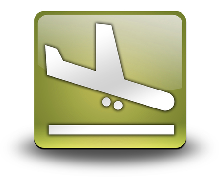 Icon, Button, Pictogram with Airport Arrivals symbolの写真素材