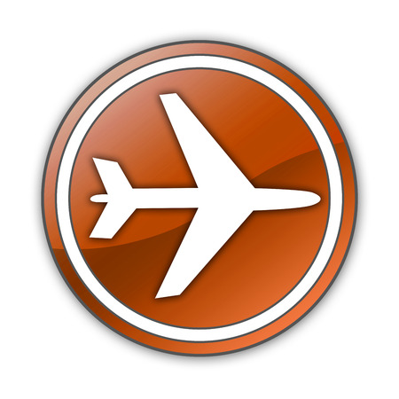 Icon, Button, Pictogram with Airport symbolの写真素材