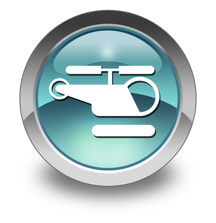 Icon, Button, Pictogram with Heliport symbolの写真素材