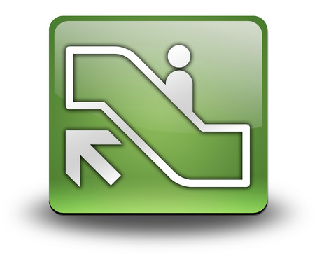 Icon, Button, Pictogram with Escalator Up symbolの写真素材