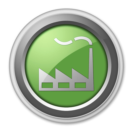 Icon, Button, Pictogram with Factory symbolの写真素材