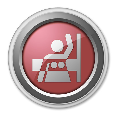 Icon, Button, Pictogram with Mammography symbolの写真素材
