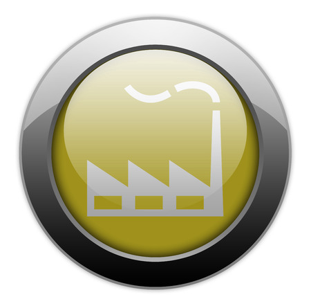 Icon, Button, Pictogram with Factory symbolの写真素材