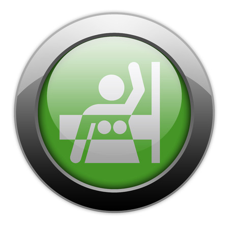Icon, Button, Pictogram with Mammography symbolの写真素材