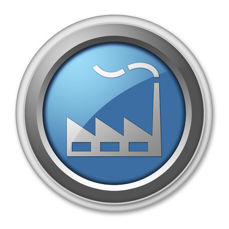 Icon, Button, Pictogram with Factory symbolの写真素材