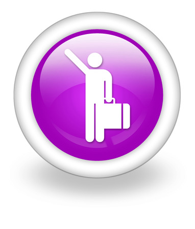 Icon, Button, Pictogram with Arriving Flights symbolの写真素材