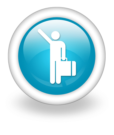 Icon, Button, Pictogram with Arriving Flights symbolの写真素材