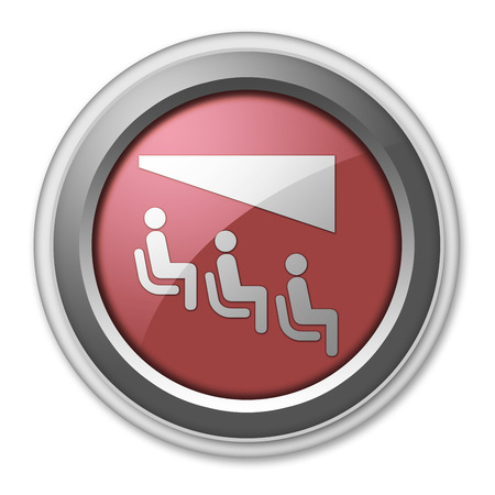 Icon, Button, Pictogram with Theater symbolの写真素材