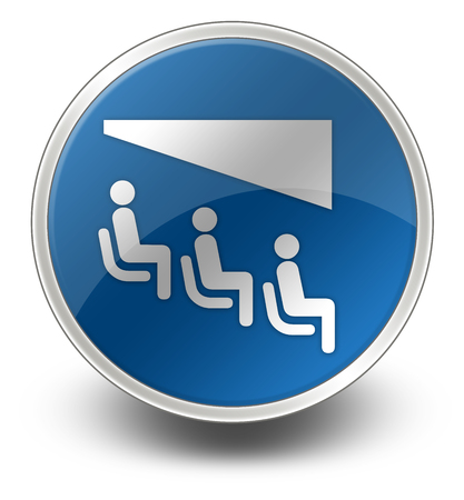 Icon, Button, Pictogram with Theater symbolの写真素材