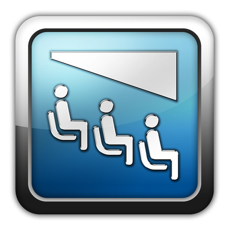Icon, Button, Pictogram with Theater symbolの写真素材