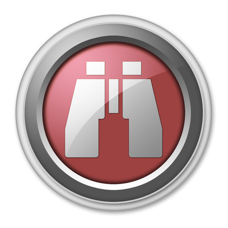 Icon, Button, Pictogram with Wildlife Viewing symbolの写真素材