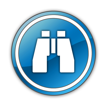 Icon, Button, Pictogram with Wildlife Viewing symbolの写真素材