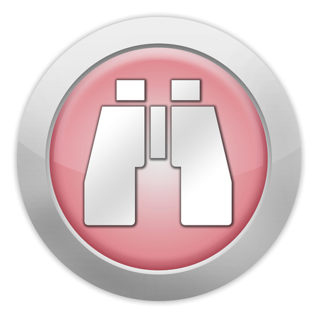 Icon, Button, Pictogram with Wildlife Viewing symbolの写真素材