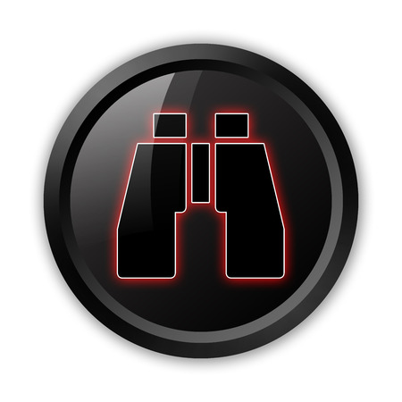 Icon, Button, Pictogram with Wildlife Viewing symbolの写真素材