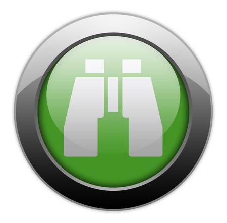 Icon, Button, Pictogram with Wildlife Viewing symbolの写真素材