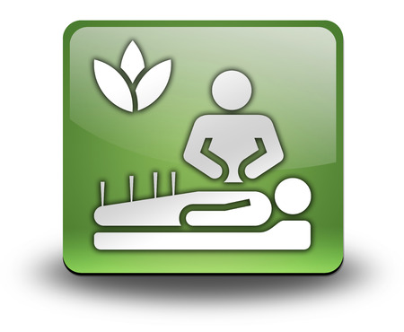 Icon, Button, Pictogram with Alternative Medicine symbolの写真素材