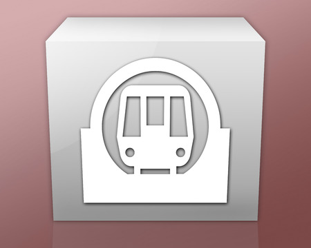 Icon, Button, Pictogram with Subway symbolの写真素材
