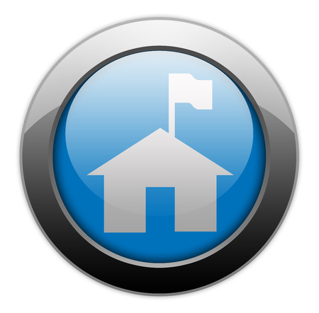 Icon, Button, Pictogram with Ranger Station symbolの写真素材