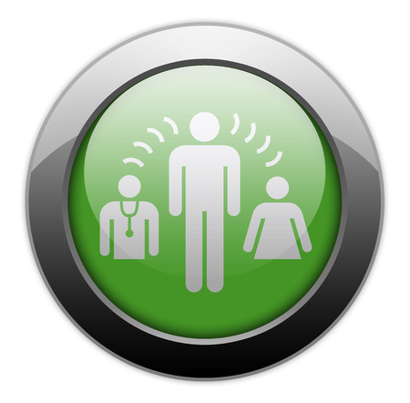 Icon, Button, Pictogram with Interpreter Services symbolの写真素材