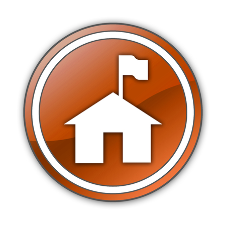Icon, Button, Pictogram with Ranger Station symbolの写真素材