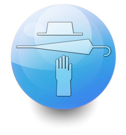 Icon, Button, Pictogram with Lost and Found symbolの写真素材