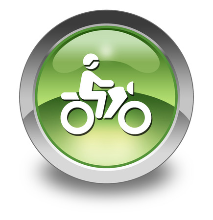 Icon, Button, Pictogram with Motorbike Trail symbolの写真素材
