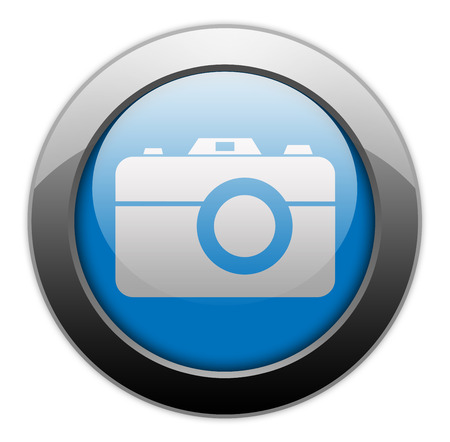 Icon, Button, Pictogram with Camera symbolの写真素材