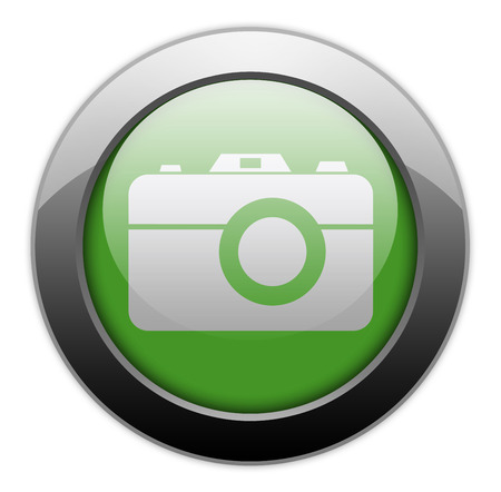 Icon, Button, Pictogram with Camera symbolの写真素材