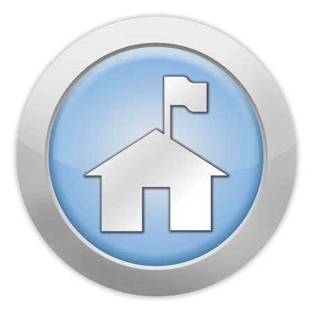 Icon, Button, Pictogram with Ranger Station symbolの写真素材