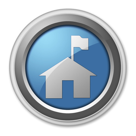 Icon, Button, Pictogram with Ranger Station symbolの写真素材