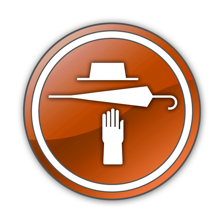 Icon, Button, Pictogram with Lost and Found symbolの写真素材