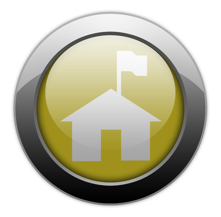 Icon, Button, Pictogram with Ranger Station symbolの写真素材