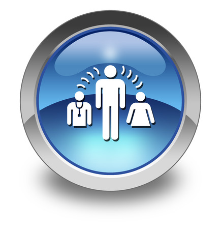 Icon, Button, Pictogram with Interpreter Services symbolの写真素材