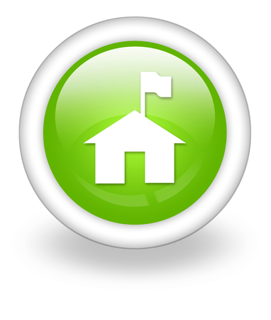 Icon, Button, Pictogram with Ranger Station symbolの写真素材
