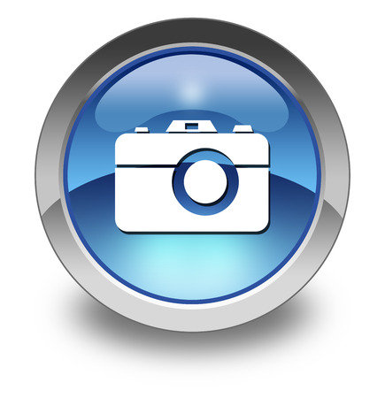 Icon, Button, Pictogram with Camera symbolの写真素材
