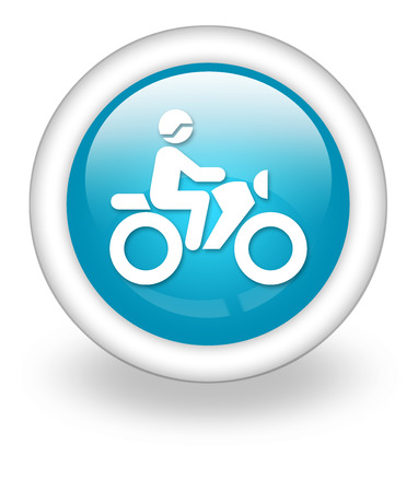 Icon, Button, Pictogram with Motorbike Trail symbolの写真素材