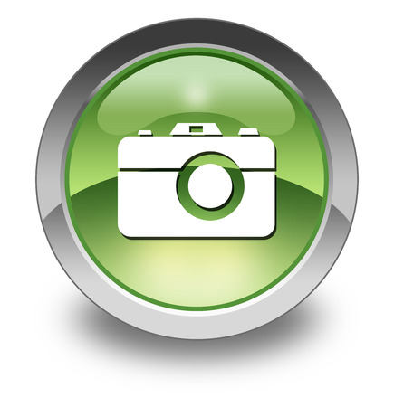Icon, Button, Pictogram with Camera symbolの写真素材
