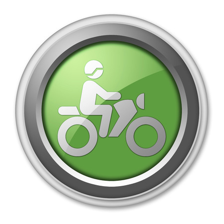 Icon, Button, Pictogram with Motorbike Trail symbolの写真素材