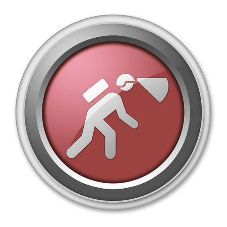 Icon, Button, Pictogram with Spelunking symbolの写真素材