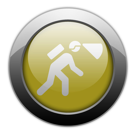 Icon, Button, Pictogram with Spelunking symbolの写真素材