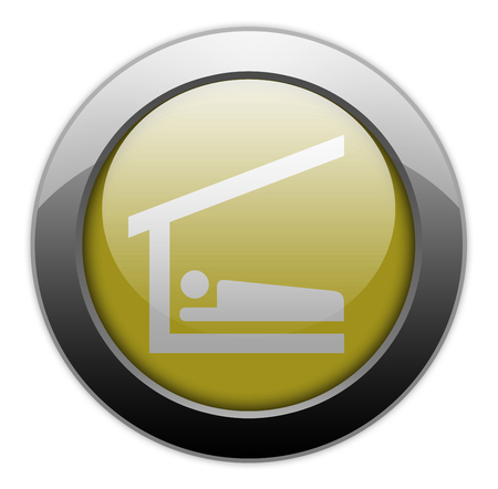 Icon, Button, Pictogram with Sleeping Shelter symbolの写真素材