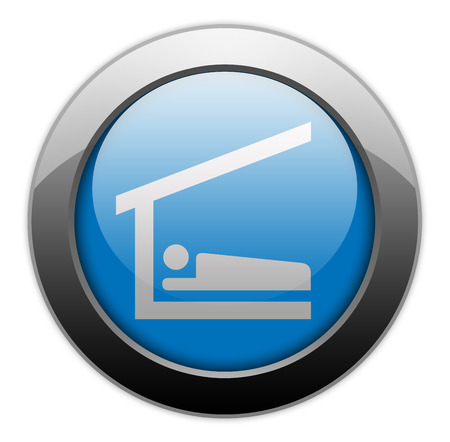 Icon, Button, Pictogram with Sleeping Shelter symbolの写真素材