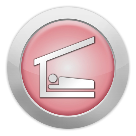 Icon, Button, Pictogram with Sleeping Shelter symbolの写真素材