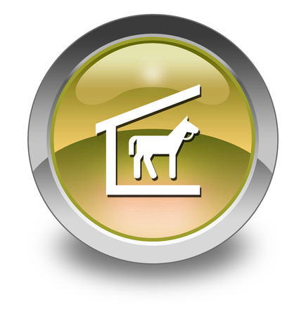 Icon, Button, Pictogram with Stable symbolの写真素材