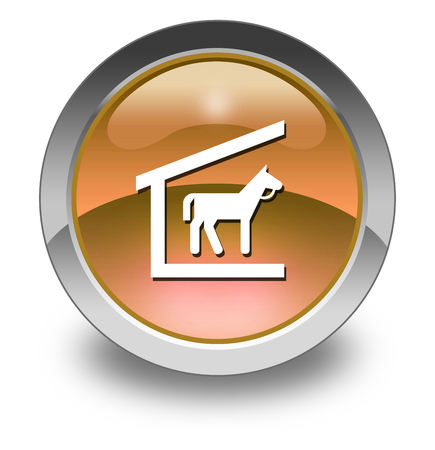 Icon, Button, Pictogram with Stable symbolの写真素材