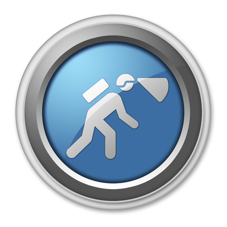 Icon, Button, Pictogram with Spelunking symbolの写真素材